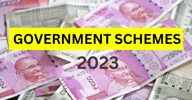 New List of Central Government Schemes 2023 | Government Programmes